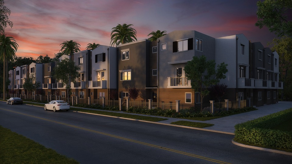 A row of houses