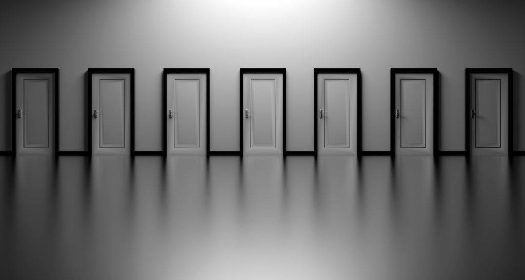 lots of doors